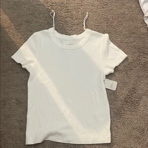 We The Free White Short Sleeve Crewneck Tee